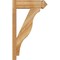 Ekena Millwork Funston Rough Sawn Arts and Crafts Outlooker, Western Red Cedar, 6"W x 18"D x 30"H OUT06X18X30FST03RWR - alternate 2